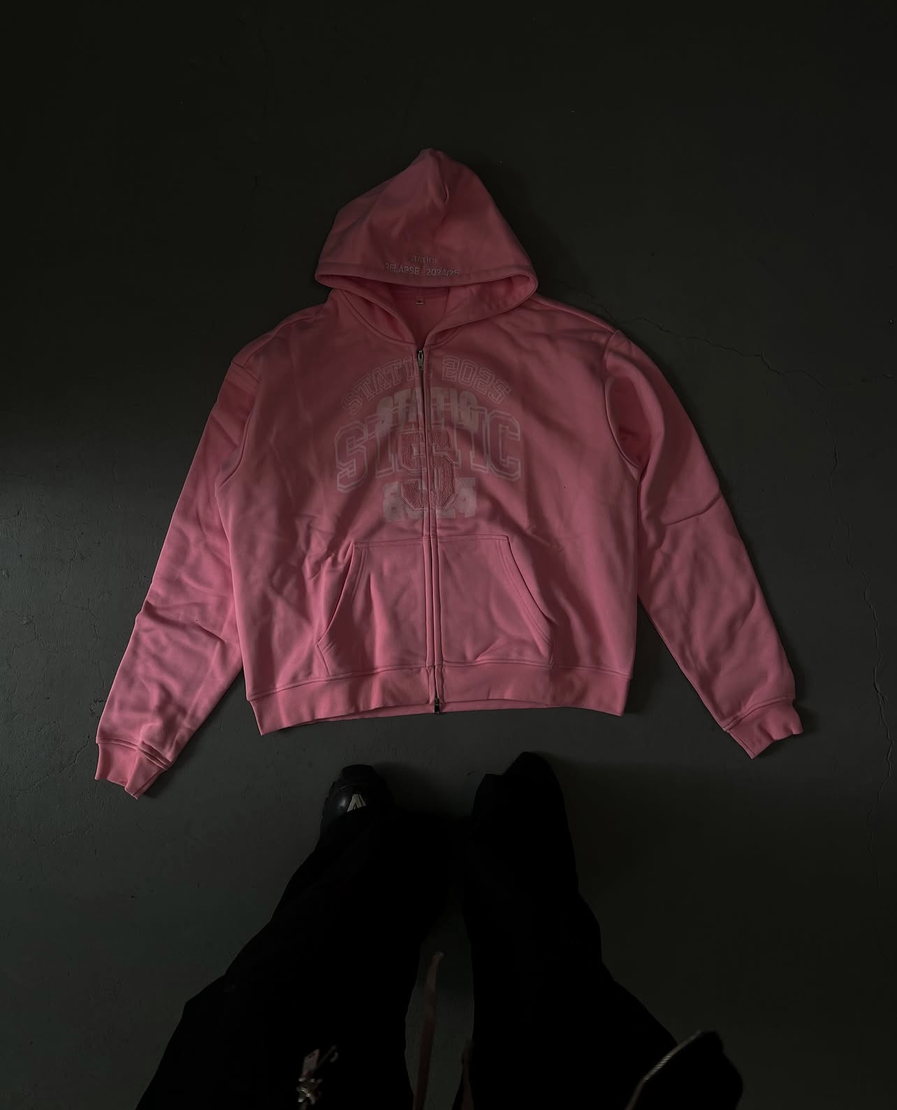 PINK STATIC RELAPSE HOODIE
