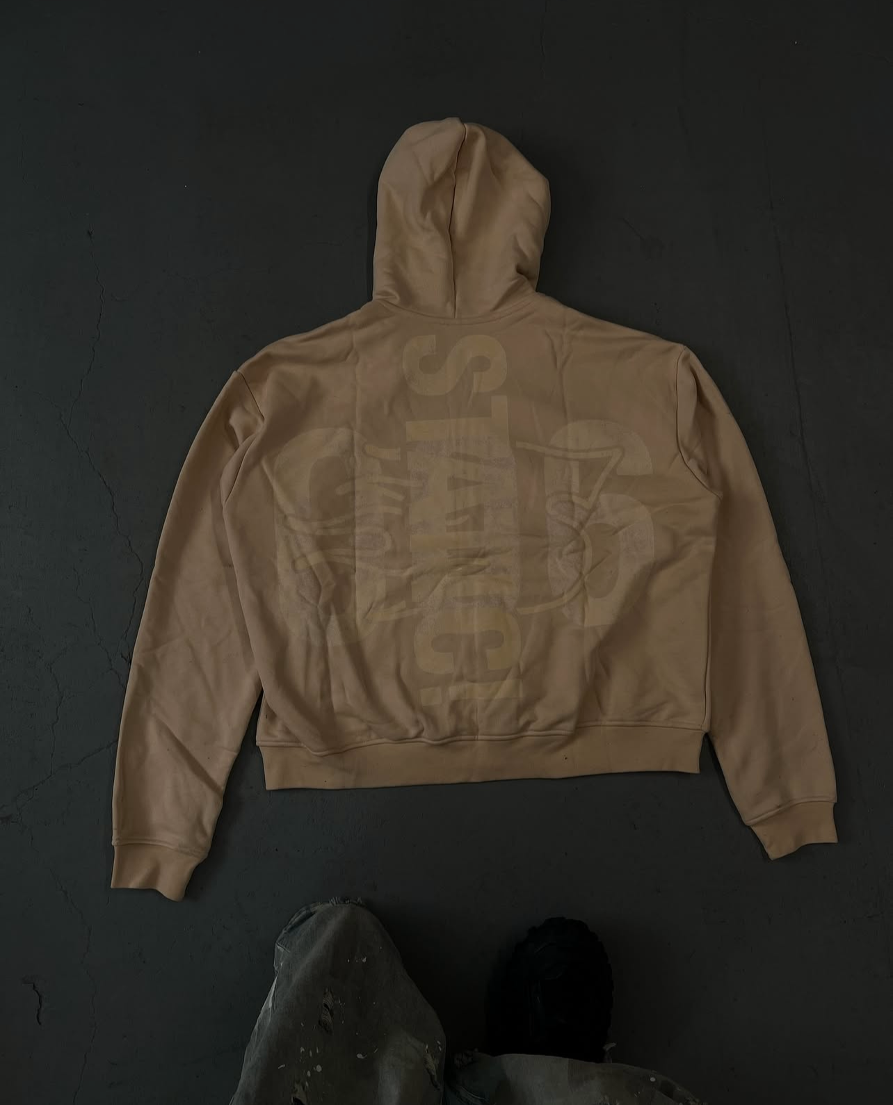 CREAM STATIC RELAPSE HOODIE