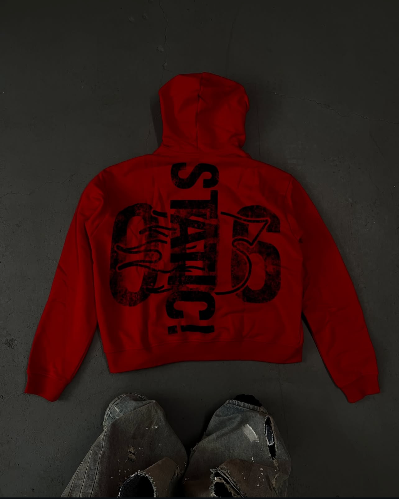 STATIC RED HOODIE