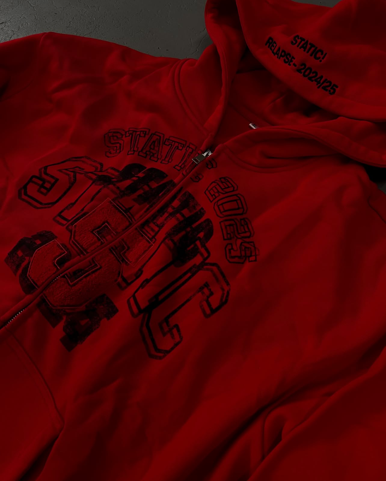 STATIC RED HOODIE