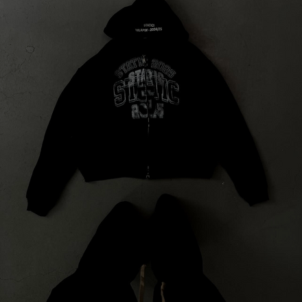 BLACK STATIC RELAPSE HOODIE